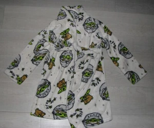 Star Wars The Mandalorian Bathrobe Grogu Boys Size XS 4/5 - Picture 1 of 2