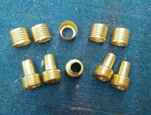 5 pack of 5/8" Male hose ends with 5 ferrule - Gilmour Gates # 72035008 CRIMP ON - Picture 1 of 3