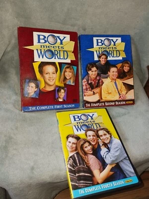 Lot OF 3 SEASONS OF Boy Meets World DVD Sets ~ Seasons 1 , 2 & 4 EUC - Image 1 of 4
