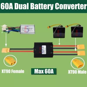 Ebike 60A Dual Akku Entladewandler 20V-72V 60A Zwei Batteriewandler - Bild 1 von 6