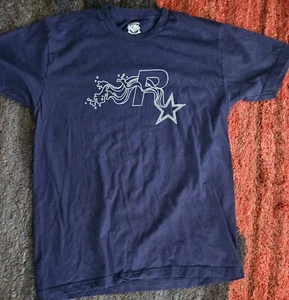 ROCKSTAR GAMES WAVE LOGO T-SHIRT SIZE L!!! RARE!!! L@@K! - Picture 1 of 3