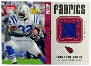 Camiseta Fleer #FF-EJ Edgerrin James 2006 Telas Colts - Imagen 1 de 2