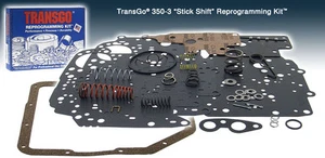 TransGo THM350 TH350 Reprogramming Kit 350-3 1969-1979 Full manual Control Stick - Picture 1 of 1