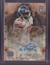 2014 Tops Inception Andre Williams On Card Auto Rc