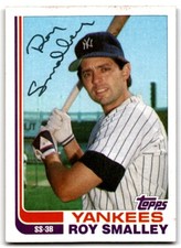 1982 Topps Traded Roy Smalley Baseball Cards #107T