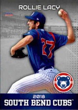2018 South Bend Cubs Choice #19 Rollie Lacy Dallas Texas TX Baseball Card