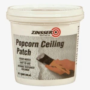 Zinsser Ready to Use White Popcorn Textured Ceiling Patch Repair 1 qt. 76084 NEW - Picture 1 of 1