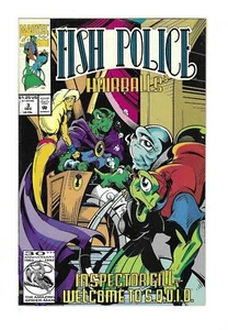 FISH POLICE #3 --- T.V. SHOW! HI-GRADE! Marvel Comics! 1992! NM- *B3G1* - Picture 1 of 5