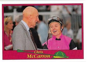 Chris McCarron trading card (Horse Racing) 1994 Jockey Star #153