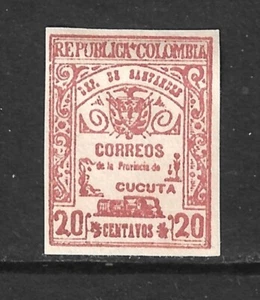 Cucuta Scott #119 SG22 MNG Colombia Santander Issued 1905 Trains - Picture 1 of 2