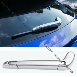 For Jaguar F-PACE 2016-2020 ABS Silver Rear Windowscreen Rain Wiper Cover Trim - Picture 1 of 6