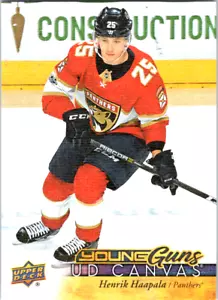 HENRIK HAAPALA 2017-18 Upper Deck Series 2 YOUNG GUNS CANVAS RC Panthers C231 - Picture 1 of 2