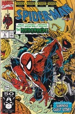 SPIDERMAN 6 7 - HOBGOBLIN SET   - TODD MCFARLANE  - 1990 SERIES -  MARVEL COMICS