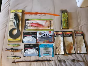 Salzwasser Angelköder x 16 groß und sehr groß unbenutzt & gebraucht Soft & Hard Baits - Bild 1 von 13
