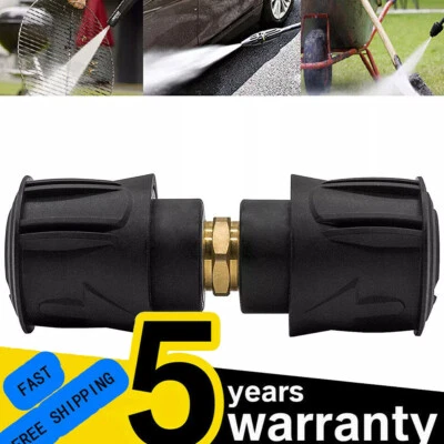QNGENET UK High-Pressure Washer Quick Release Adaptor Hose To Hose Connector For Karcher