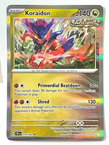 Koraidon 119/162 Holo Rare - Temporal Forces Pokemon - Pack Fresh Near Mint NM - Picture 1 of 4