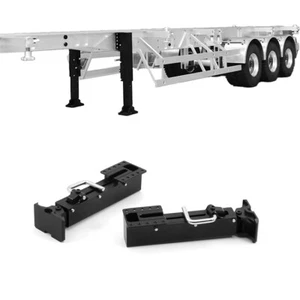 For TAMIYA 1/14 Container Trailer Metal Legs Built-in Spring Telescopic Version - Picture 1 of 5