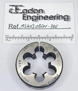 Matrice metrica a bottone M24 x 3,0 mm, HSS. Di Presto. Nuovissimo. 2" OD. - Foto 1 di 1