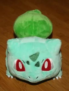 Juguete de peluche Pokémon Center Bulbasaur 2018 6" largo y alto ojos abiertos - Imagen 1 de 4