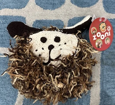 Zooni Dog Puppy  Fully Fleece Lined Infant Hat Small NWT 0-6 Months NWT - Image 1 of 4