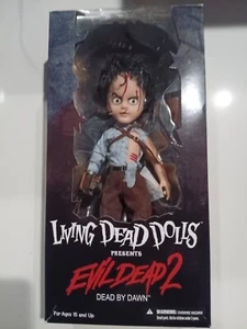 ASH Living Dead Dolls Presents: Evil Dead II 10" Figure Mezco - Picture 1 of 5
