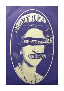 Sex Pistols God Save the Queen A4 photo mounted poster Choice of frame. - Picture 1 of 4
