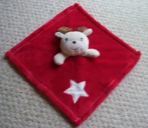 Baby Gear Lovey Sicherheitsdecke My 1st Christmas Rentier Plüsch Fuzzy - Bild 1 von 5