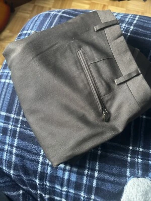 Pantalón de lana Corneliani marrón talla 56 PVP 612 $ Foto 1 de 4