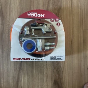 LUFTSCHLAUCH-KIT 10 STCK. NEU HYPER TOUGH KOMPRESSOR 300 PSI FUNKTIONIERT 1200 PSI BURST IM. - Bild 1 von 3
