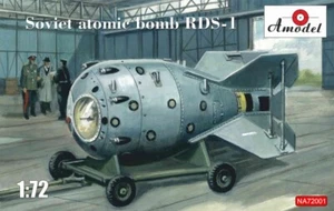 Amodel NA72001 - 1/72 Soviet atomic bomb RDS-1 scale model kit plastic - Picture 1 of 12