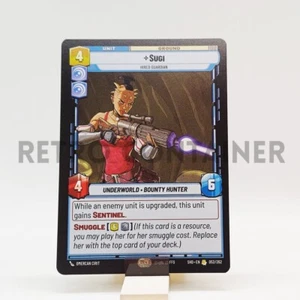 STAR WARS UNLIMITED SHADOWS OF THE GALAXY 052/262 R Sugi Hired Guardian - Picture 1 of 1