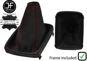 GHETTA INGRANAGGI IN PELLE PUNTO ROSSO + TELAIO IN PLASTICA PER RENAULT ESPACE III MK3 97-02 - Foto 1 di 2