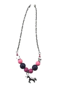 Gymboree Girls Necklace Unicorn University 2 3 4 5 6 7 8 10 12 Pink Purple - Picture 1 of 3