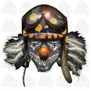 Clown Pilot Graphics Decals RC Plane Airplane - Picture 1 of 1