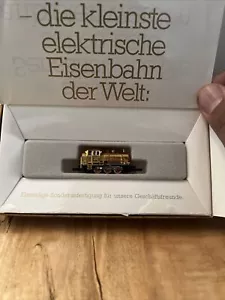 VINTAGE Die Erste Goldene VERGOLDET (GOLD) LOCOMOTIVE Rare - Picture 1 of 9
