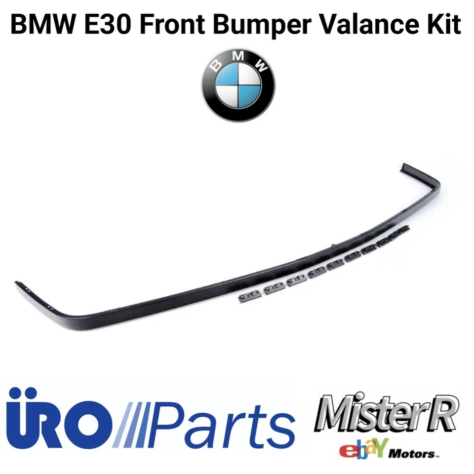 BMW E30 • Kit de alerón/equilibrio labial para parachoques delantero • #51711945568 #51711945559 Foto 1 de 4