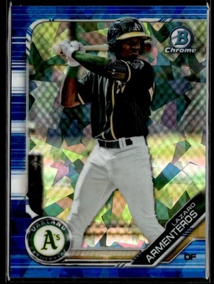 Lazaro Armenteros 2019 Bowman Chrome Sapphire Blue Refractor /99 #BDC-198 - Image 1 of 2