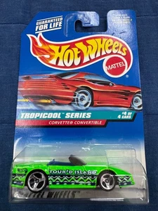 1997 Hot Wheels Tropicool Series Corvette Convertible Neon 4 of 4 Cars - Bild 1 von 2