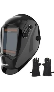 Welding Helmet Auto Darkening - 3.94''×3.66" True Color Welder Mask 1/1/1/2 Sola - Picture 1 of 6