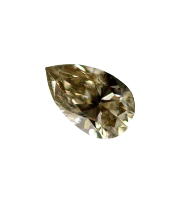 Certified Natural Brown Diamond 0.081 Ct 3 x 2 mm Pear Cut VS1 Clarity Untreated - Image 1 of 4
