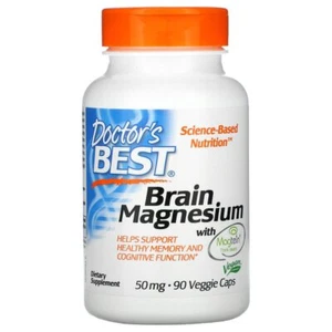 Doctor's Best Gehirn Magnesium mit Magtein 50 mg 90 vegetarische Kapseln - Bild 1 von 2