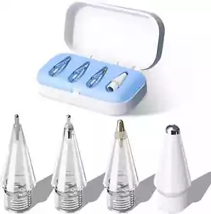 4Pack Upgraded Pencil Tips For Apple Pencil Pro, Replacement Pencil Tips Case fo - Picture 1 of 3