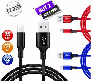 USB-C Lead For Samsung S24 S23 S22 S21 Type C Charging Fast Charger Phone Cable - Picture 1 of 20