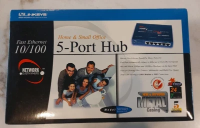 Linksys Network Everywhere Fast Ethernet 10/100 (NH1005) 5-Port Brand New in Box - Image 1 of 4