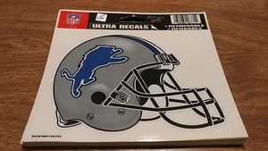 Detroit Lions 4"x5" Helmet NFL Ultra Decal - Picture 1 of 1