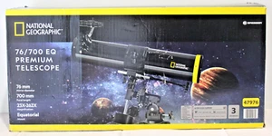 NEW Premium Telescope National Geographic 76/700 EQ Newton Reflector 47976 NIB - Picture 1 of 24