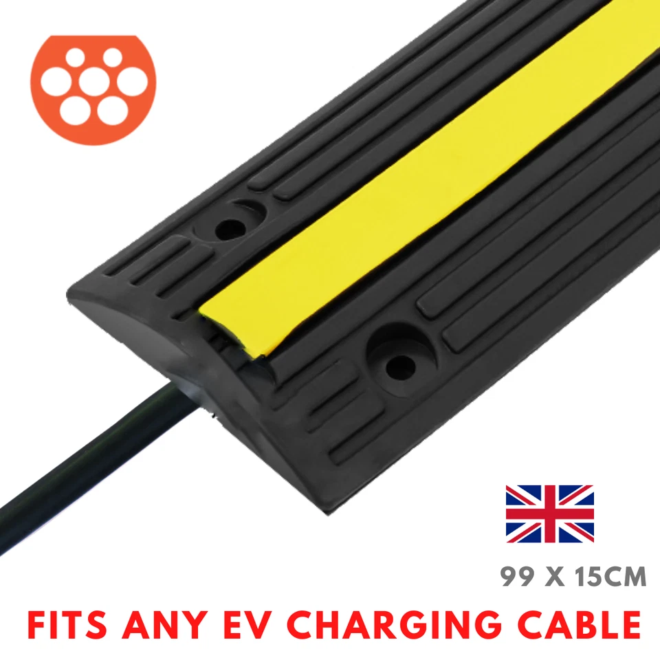 Electric Car Charger Cable Protector Cover Pavement Trip Ramp (EV Charging) - Image 1 of 4