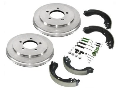 Kit de 4 resortes de tambores de freno y zapatas de freno para Jeep Patriot Compass 07-17 Foto 1 de 2