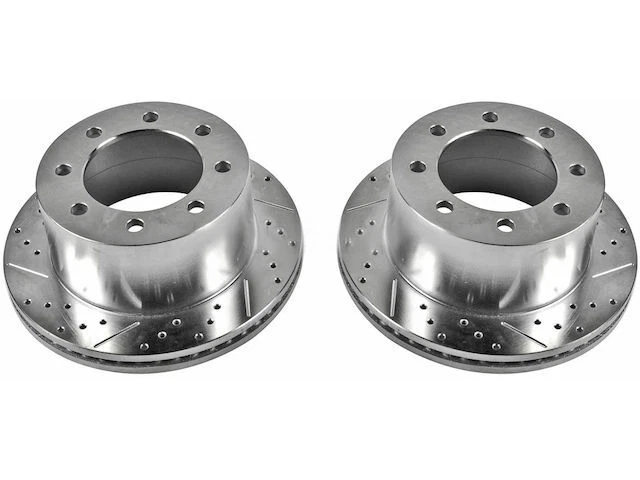 Rear Brake Rotor Set For 2001-2006 Chevy Silverado 3500 2004 2005 2002 DM954YF Foto 1 de 1