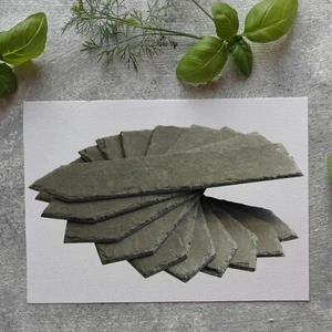 Schiefer Pflanzenschilder 10er Set | 5x30cm | Gartenschilder | Wegweiser | Natur - Bild 1 von 10